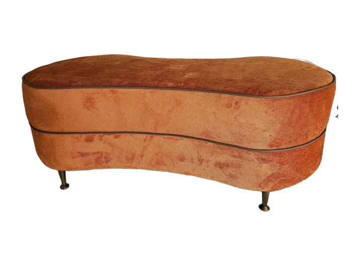 Taburet tapitat, dreptunghiular, 1200x600x420 mm [2]