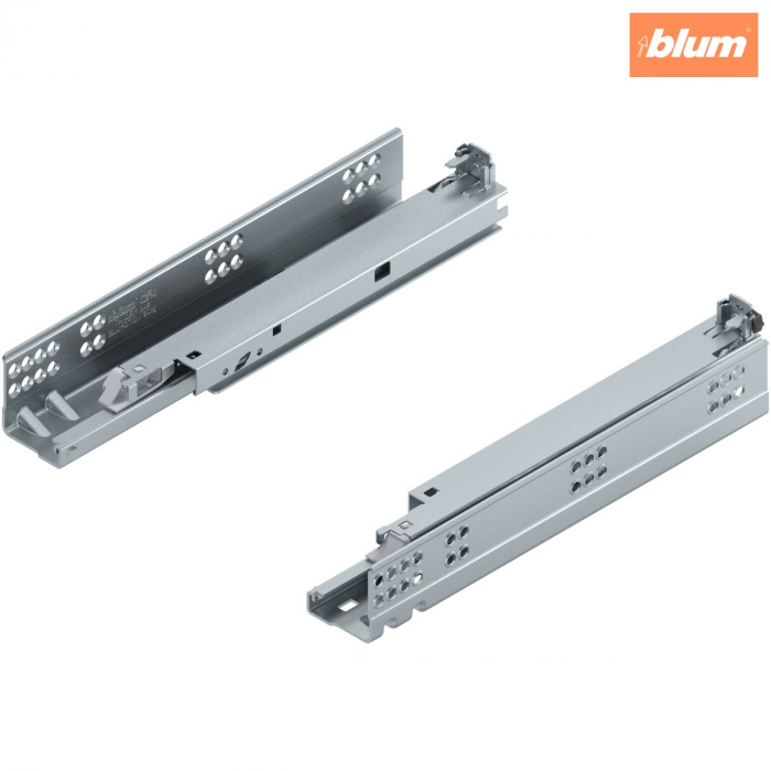 TANDEM BLUMOTION Extragere totală, Glisare, 30 kg, NL=300 mm, pentru Grosime material placă 17-19 mm, pt cuplaj, stânga/dreapta, finisaj zincat 560F3000B [1]