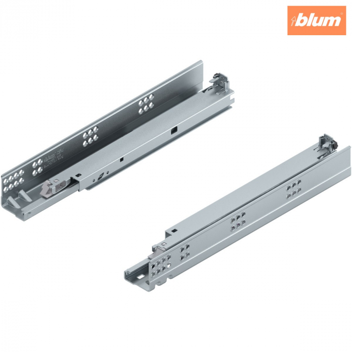 TANDEM BLUMOTION Extragere totală, Glisare, 30 kg, NL=350 mm, pentru Grosime material placă 17-19 mm, pt cuplaj, stânga/dreapta, finisaj zincat 560F3500B [1]
