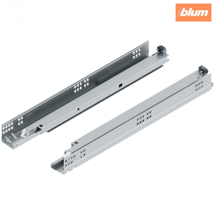 TANDEM TIP-ON Extragere totală, Glisare, 30 kg, NL=500 mm, pentru Grosime material placă 17-19 mm, pt cuplaj, stânga/dreapta, finisaj zincat 560F5000T [1]