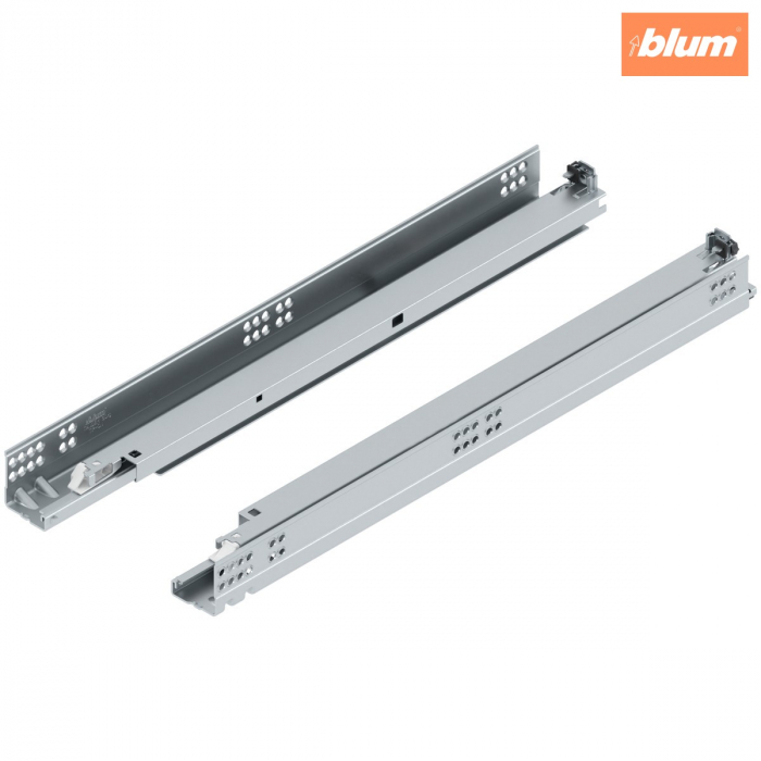 TANDEM TIP-ON Extragere totală, Glisare, 30 kg, NL=550 mm, pentru Grosime material placă 17-19 mm, pt cuplaj, stânga/dreapta, finisaj zincat 560F5500T [1]