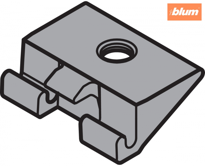 TANDEMBOX/LEGRABOX/MERIVOBOX Piesă de susţinere, finisaj natur Z31A0008 [2]