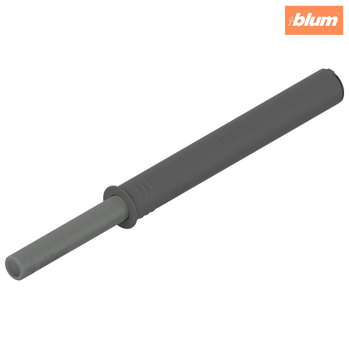 TIP-ON pentru uşi, Versiune lungă, cu amortizare , arc puternic, finisaj R7036 gri platină 956A1006F [1]