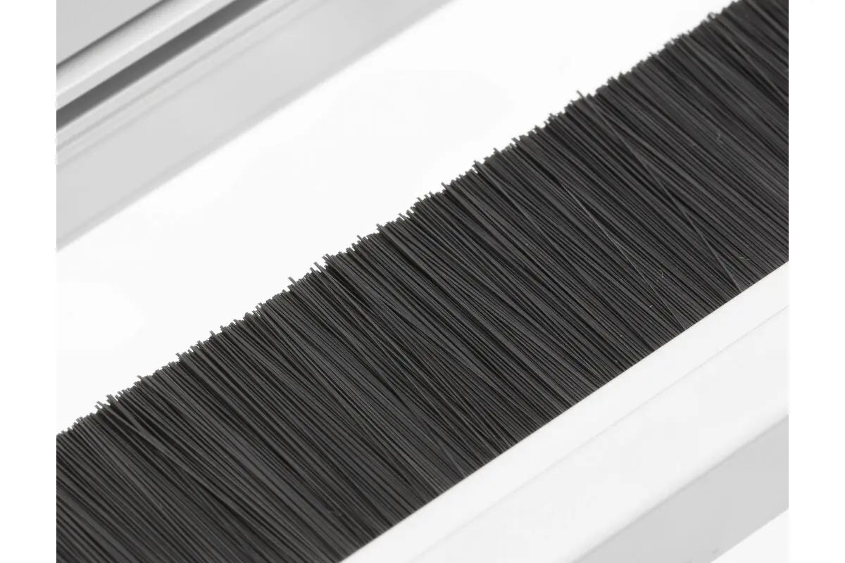 Trecere cabluri patrata MERIDA, 80x80 mm, finisaj aluminiu [3]