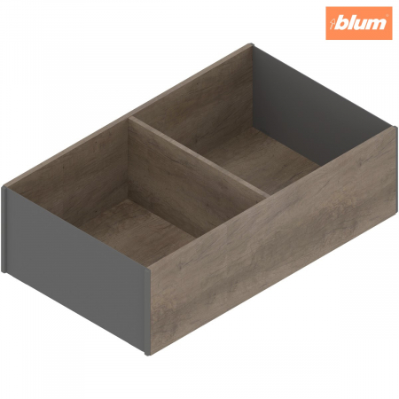 Accesorii mobilier - AMBIA-LINE Ramă, pentru LEGRABOX/MERIVOBOX Extragere cu front înalt, Design de lemn, de la NL=400 mm, Lăţime=218 mm, finisaj Stejar Nebr./gri-orion ZC7F400RHP