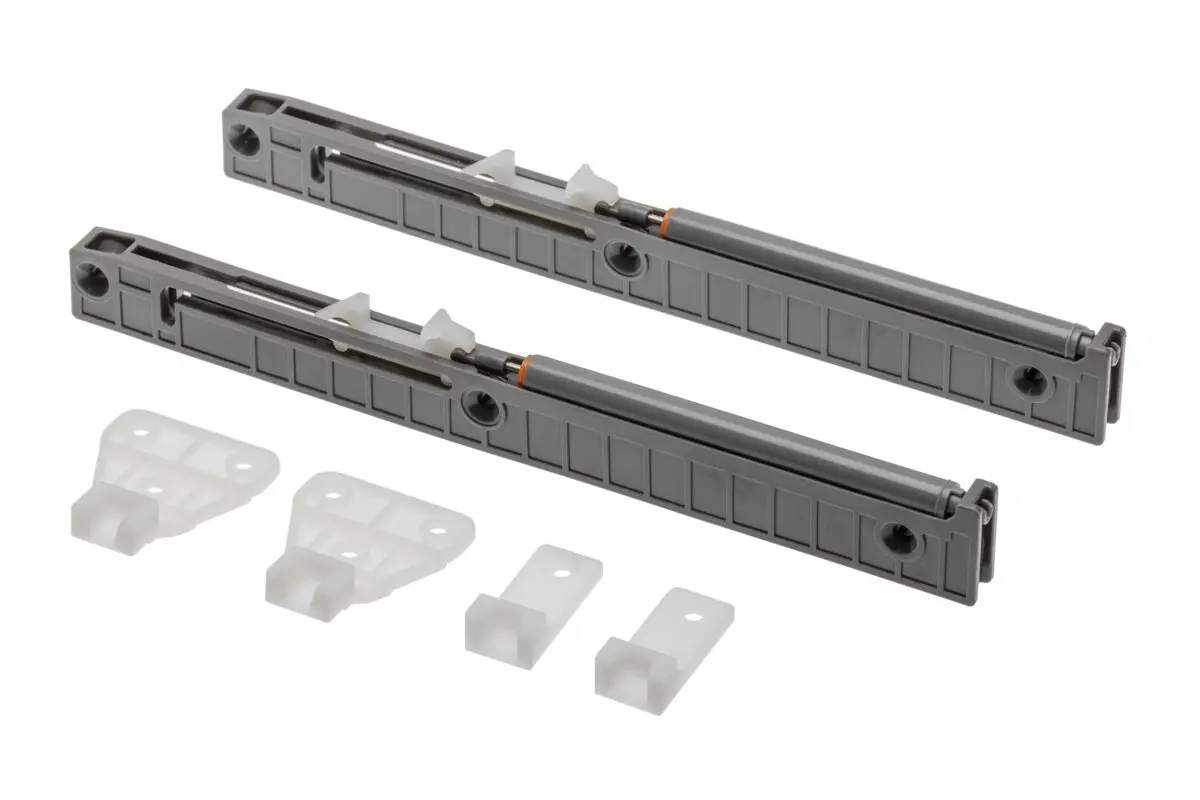 Glisiere cu role - Amortizor pentru glisiere cu role si Metalbox 350-550 mm AM-MBSOFT-P2