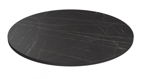Mobilier - Blat pentru masa Ø 1600 mm, Pietra Grigia negru F206 ST9