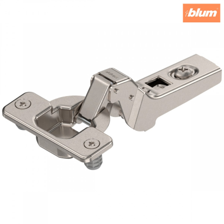 Balamale Clip - Blum - CLIP Balama standard 100°，Uşă încadrată, Oală: presare, finisaj nichelat 71M2780