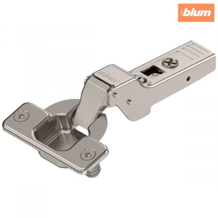 Feronerie usi si sertare - CLIP top Balama standard 107°，Uşă semiaplicată, Oală: presare, finisaj nichelat 75T1680