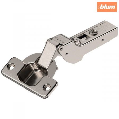 Balamale - CLIP top Balama standard 120°，Uşă semiaplicată, fără arc, Oală: şuruburi, finisaj nichelat 70T5650