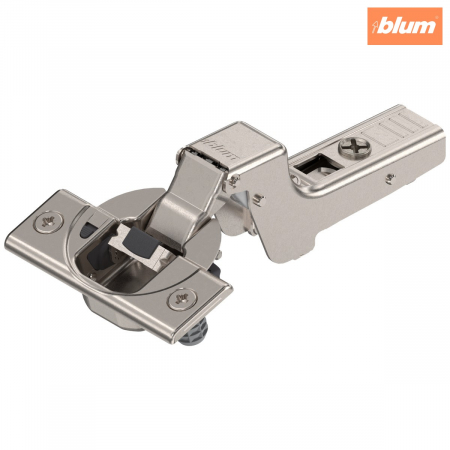 Accesorii mobilier - CLIP top BLUMOTION Balama standard 110°，Uşă încadrată, Oală: presare, finisaj nichelat 71B3780