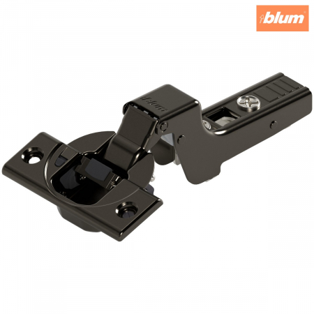 Accesorii mobilier - CLIP top BLUMOTION Balama standard 110°，Uşă încadrată, Oală: şuruburi, finisaj negru onix 71B3750