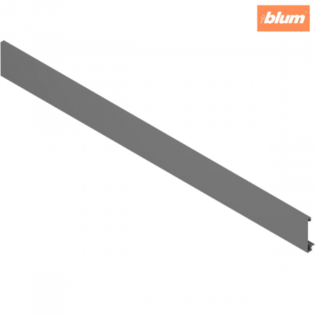 Accesorii mobilier - Front din aluminiu, pentru Sertar interior şi extragere interioară cu traversă, KB=1200 mm, pentru debitat, pentru MERIVOBOX, finisaj gri-orion mat ZV4.1042M