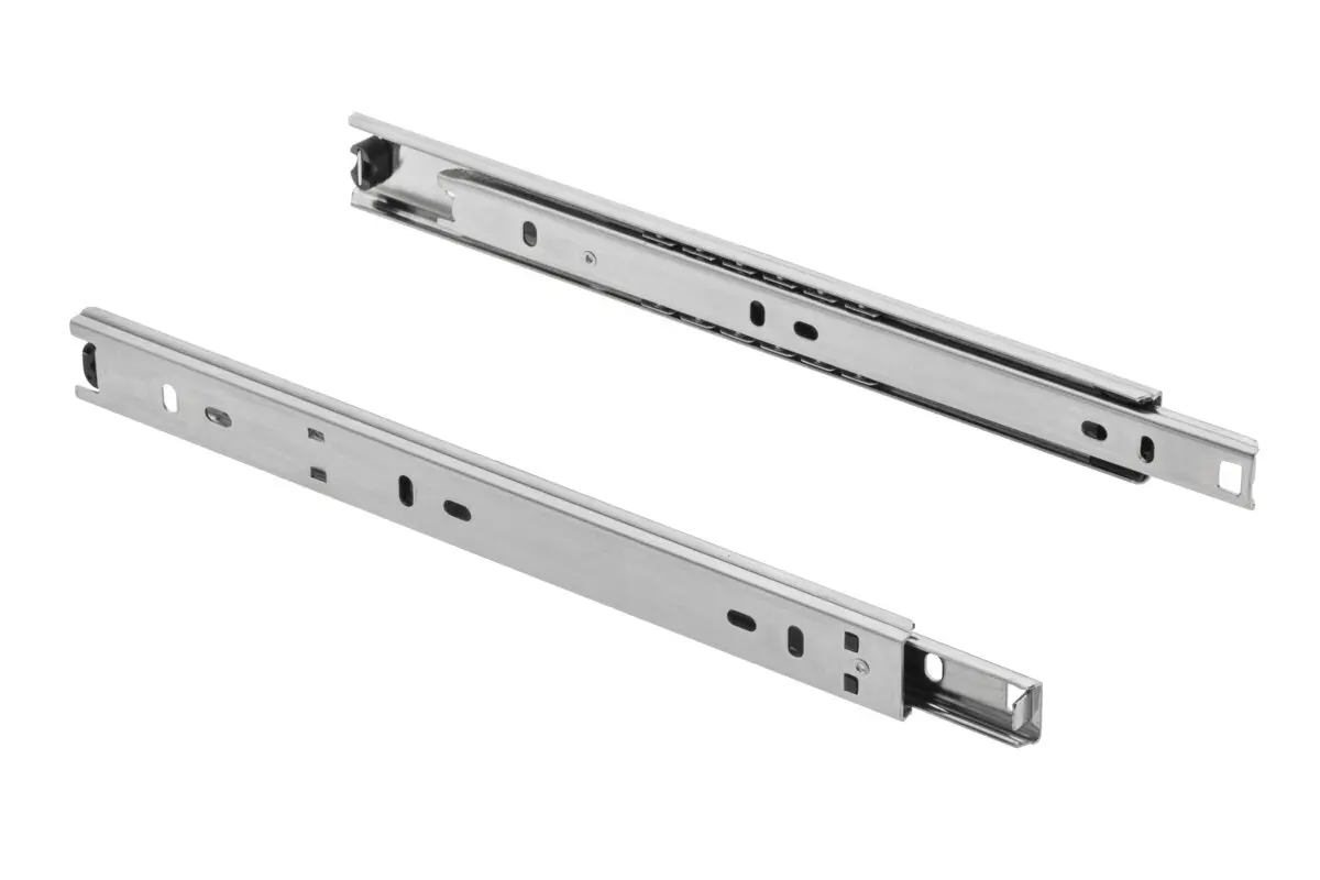 Accesorii mobilier - Glisiera cu bile H=27 mm pentru sertar cu adancimea de 450 mm