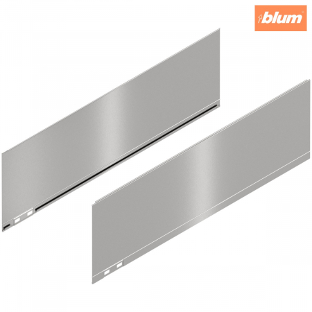 Legrabox - Blum - LEGRABOX Element decorativ, Înălţime C (177 mm), NL=550 mm, dreapta+stânga, finisaj inox periat-lăcuit 770C550AI