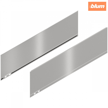 Legrabox - Blum - LEGRABOX Element decorativ, Înălţime C (177 mm), NL=600 mm, dreapta+stânga, finisaj inox periat-lăcuit 770C600AI