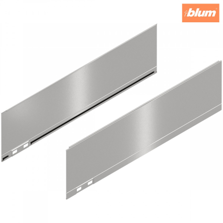Accesorii mobilier - LEGRABOX Element decorativ, Înălţime K (128.5 mm), NL=450 mm, dreapta+stânga, finisaj inox periat-lăcuit 770K450AI