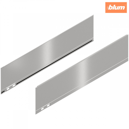 Accesorii mobilier - LEGRABOX Element decorativ, Înălţime K (128.5 mm), NL=500 mm, dreapta+stânga, finisaj inox periat-lăcuit 770K500AI