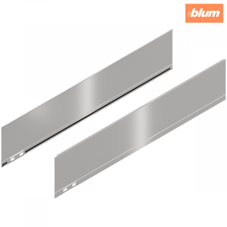 Accesorii mobilier - LEGRABOX Element decorativ, Înălţime K (128.5 mm), NL=600 mm, dreapta+stânga, finisaj inox periat-lăcuit 770K600AI
