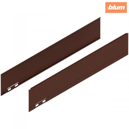 Accesorii mobilier - LEGRABOX Element decorativ, Înălţime M (90.5 mm), NL=450 mm, dreapta+stânga, finisaj noble rust 770M450AS