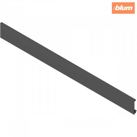 Accesorii mobilier - LEGRABOX Front din aluminiu, pentru Sertar interior şi extragere interioară cu traversă, KB=1200 mm, pentru debitat, finisaj gri-orion mat ZV7.1043C01VORD-ST