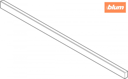 LEGRABOX Traversă, până KB=1200 mm, Lungime=1080 mm, pentru debitat, finisaj alb-mătase mat ZR7.1080U [1]