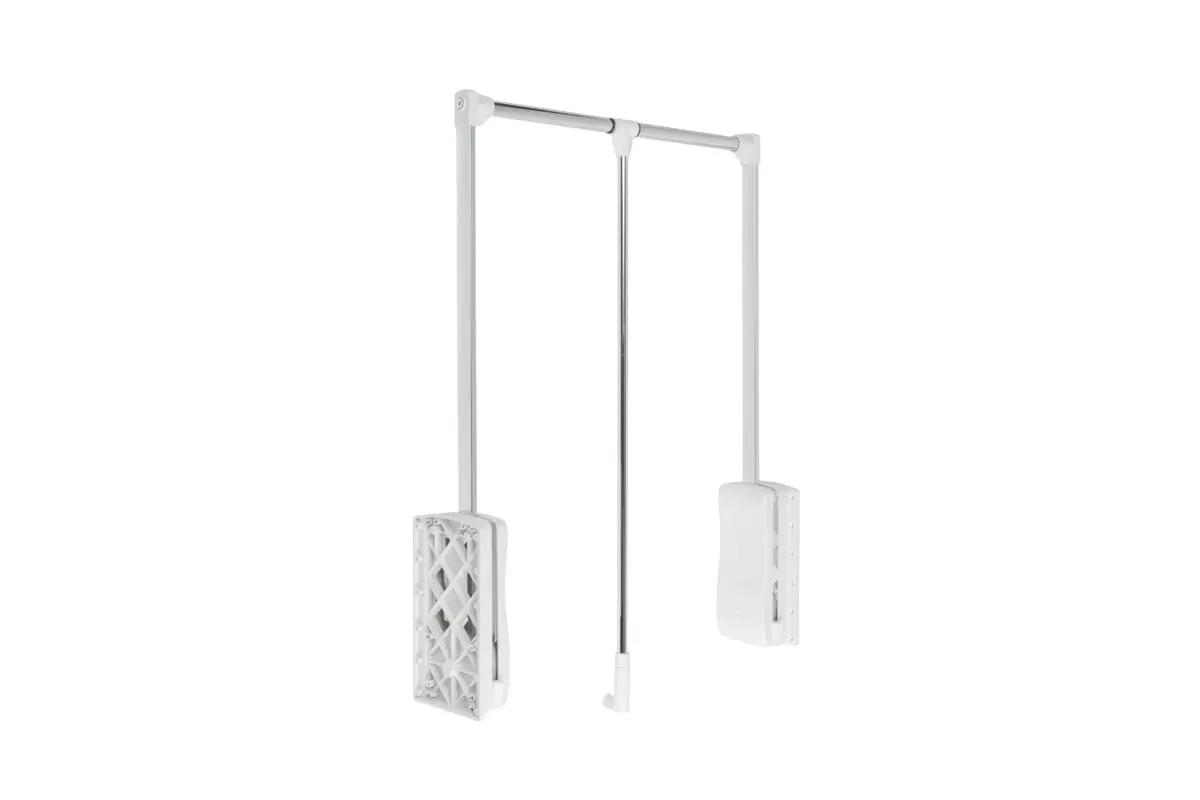 Accesorii dressing - Lift rabatabil pentru umerase latime  875-1200 mm, finisaj crom+alb