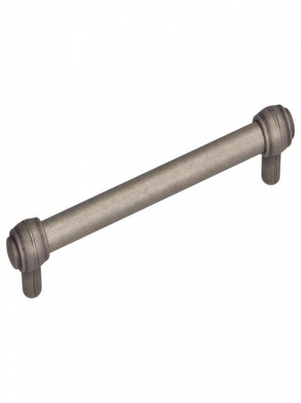 Manere si butoni - Maner metalic argintiu antichizat RE23