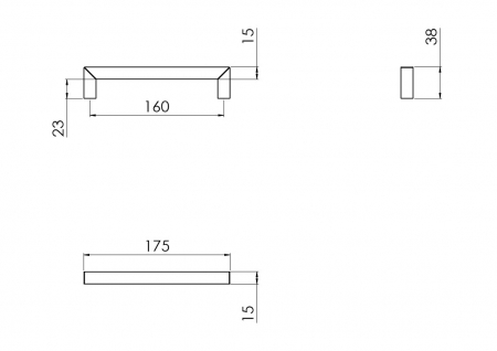 Maner metalic negru antichizat 630.15 [3]