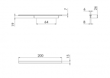 Maner metalic negru periat 708.15 [2]