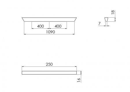 Maner metalic negru periat 709.16 [2]