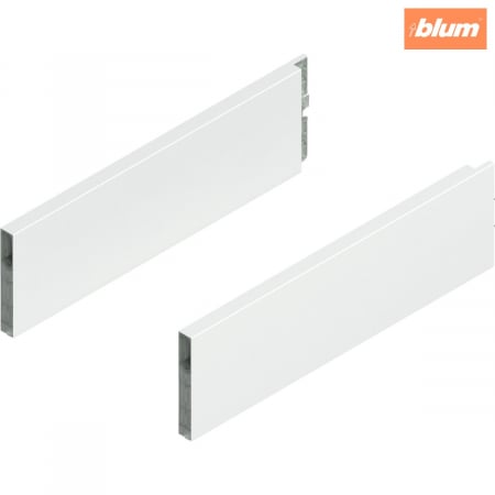 Merivobox - Blum - MERIVOBOX BOXCAP, NL=350 mm, Înălţime E, dreapta+stânga, finisaj alb-mătase mat ZL4.350S.E
