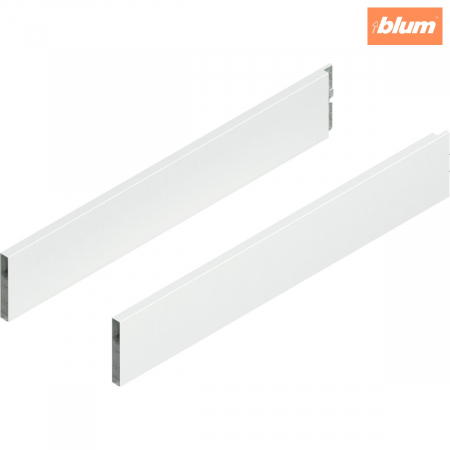 Merivobox - Blum - MERIVOBOX BOXCAP, NL=600 mm, Înălţime E, dreapta+stânga, finisaj alb-mătase mat ZL4.600S.E