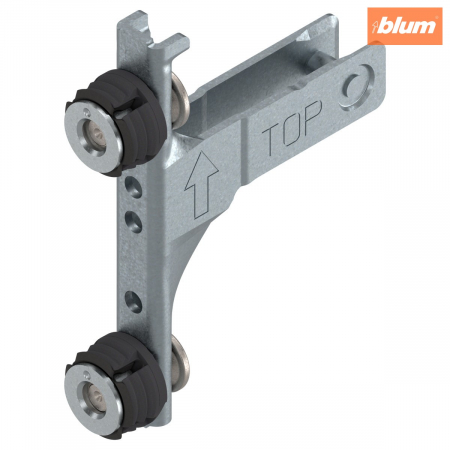 Sisteme pentru sertare - MERIVOBOX Cuplaj de front inferior, EXPANDO T, simetrică, finisaj zincat ZF4.10T2