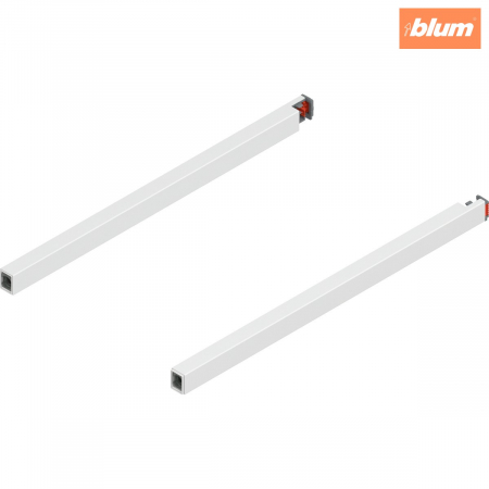 Merivobox - Blum - MERIVOBOX Lonjeron, NL=350 mm, dreapta+stânga, finisaj alb-mătase mat ZR4.350RS.ERE