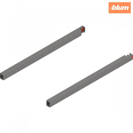 Merivobox - Blum - MERIVOBOX Lonjeron, NL=350 mm, dreapta+stânga, finisaj gri indiu mat ZR4.350RS.ERE