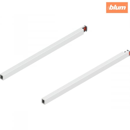 Sisteme pentru sertare - MERIVOBOX Lonjeron, NL=400 mm, dreapta+stânga, finisaj alb-mătase mat ZR4.400RS.ERE