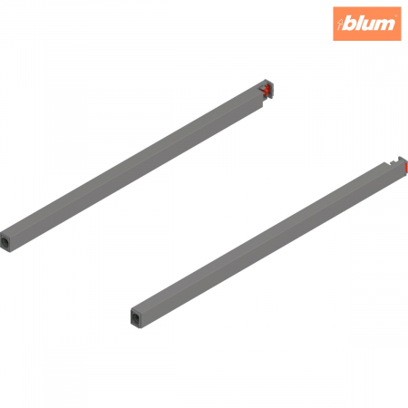 Sisteme pentru sertare - MERIVOBOX Lonjeron, NL=400 mm, dreapta+stânga, finisaj gri indiu mat ZR4.400RS.ERE