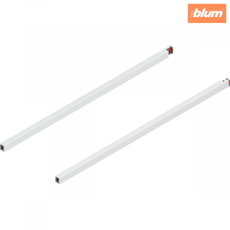 Merivobox - Blum - MERIVOBOX Lonjeron, NL=600 mm, dreapta+stânga, finisaj alb-mătase mat ZR4.600RS.ERE