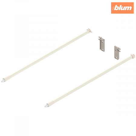 Accesorii mobilier - METABOX Lonjeron (stânga/dreapta), NL=400 mm, ZRR.8000 Suport lonjeron spate inclus, finisaj R9001 albcrem/albcrem ZRE.371S.IDREL