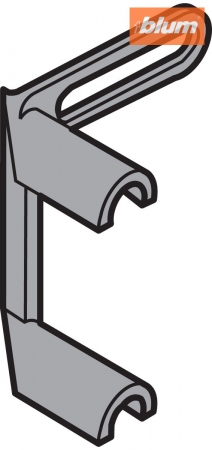 ORGA-LINE Separator longitudinal pentru traversă, finisaj R7037 gri închis ZRU.00F0 [1]