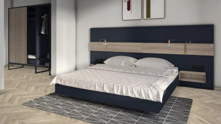 PAL melaminat Egger, Albastru indigo U599 ST9, 2800x2070x18 mm [1]