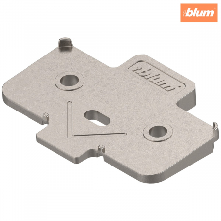 Accesorii mobilier - Pană unghiulară, în formă de cruce, +5°, Versiune cu şuruburi, finisaj nichelat 171A5010