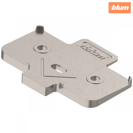 Accesorii mobilier - Pană unghiulară, în formă de cruce, -5°, Versiune cu şuruburi, finisaj nichelat 171A5500