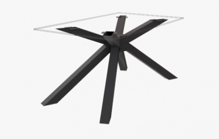 Picior masa central spider XXS finisaj negru