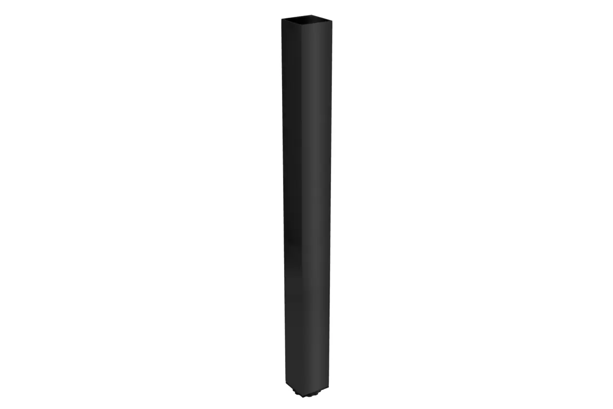 Picioare masa - Picior masa patrat 60x60 H=710 mm, finisaj negru