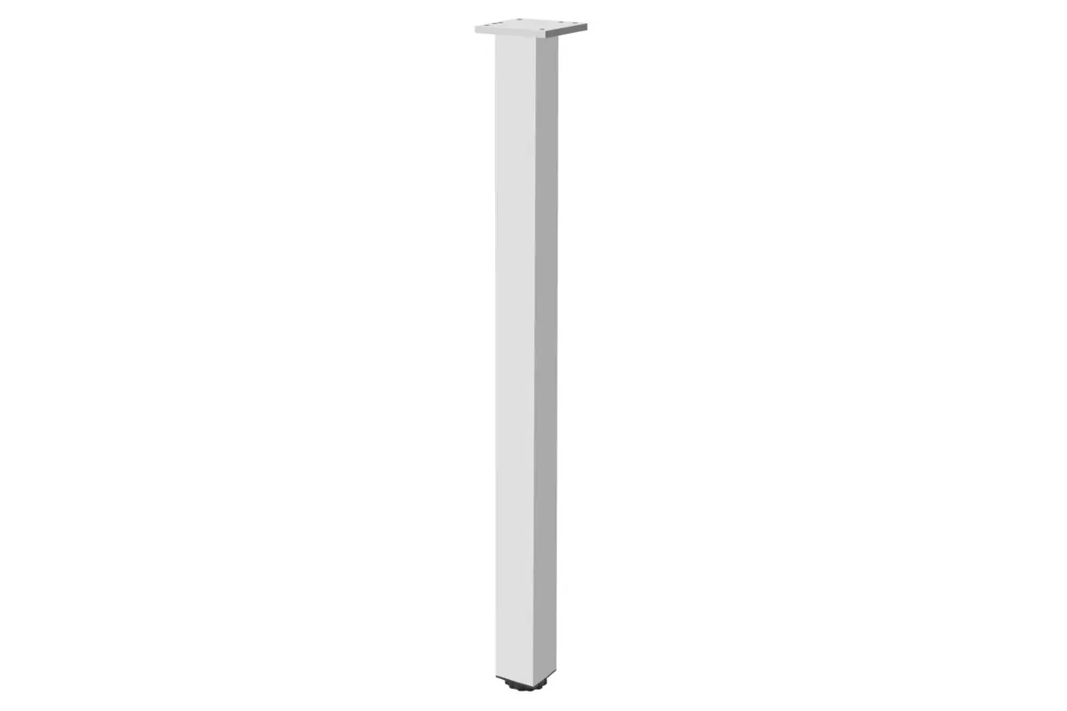 Accesorii mobilier - Picior masa patrat 60x60 H=820 mm, finisaj aluminiu