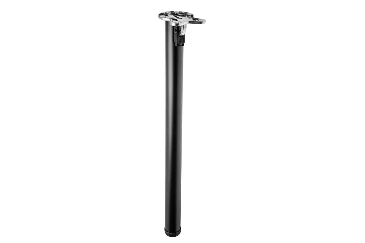 Accesorii mobilier - Picior masa rotund, rabatabil diam. 50 H=710 mm, finisaj negru