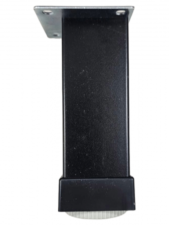 Accesorii mobilier - Picior mobilier aluminiu 40x40 H=120 mm, finisaj negru