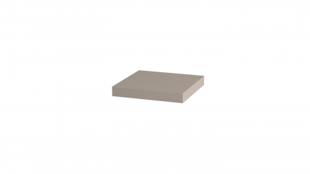 Mobilier - Polita decorativa 300x300x36 mm, Gri casmir U702 ST9, grosime 36 mm